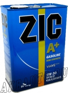Масло моторное синтетика Zic X7 LS 5W-30 SM 4Л купить в Москве по цене 1395 рублей - АКБАВТО