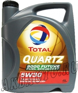 Масло моторное синтетика Total Quartz Future NFC 9000 5W30 4L купить в Москве по цене 1490 рублей - АКБАВТО