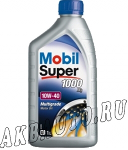 Масло моторное минеральное Mobil Super-1000 10W40 1Л купить в Москве по цене 234 рубля - АКБАВТО