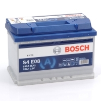 Аккумулятор автомобильный Bosch EFB S4 E080 70 А/ч 650 А обр. пол. Евро авто (278x175x190) купить в Москве по цене 7300 рублей - АКБАВТО